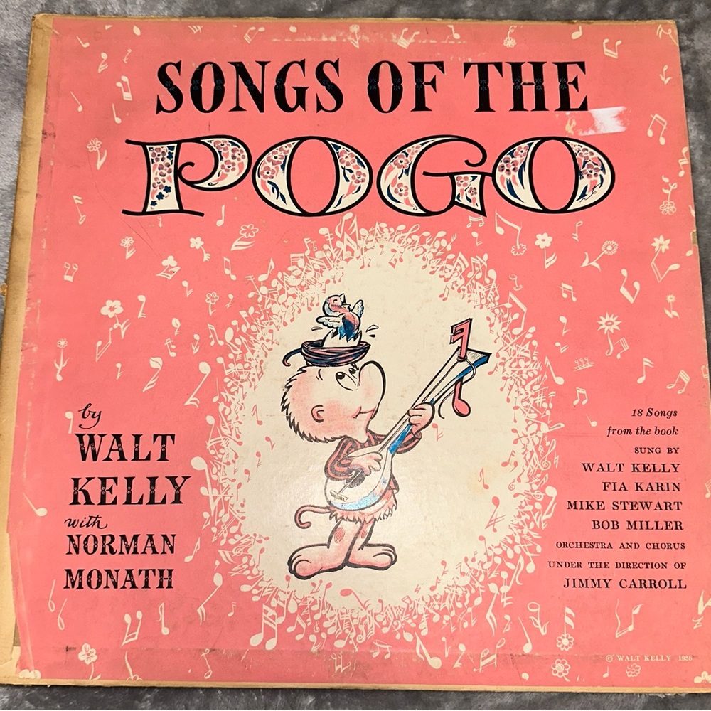 Songs of The Pogo by Walt Kelly & Norman Monath, 1956